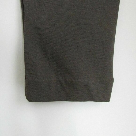 NWT PIAZZA SEMPIONE Moss Green Jewel Neck 3/4 Sleeve Modal Top Blouse 46/12 - Picture 3 of 6